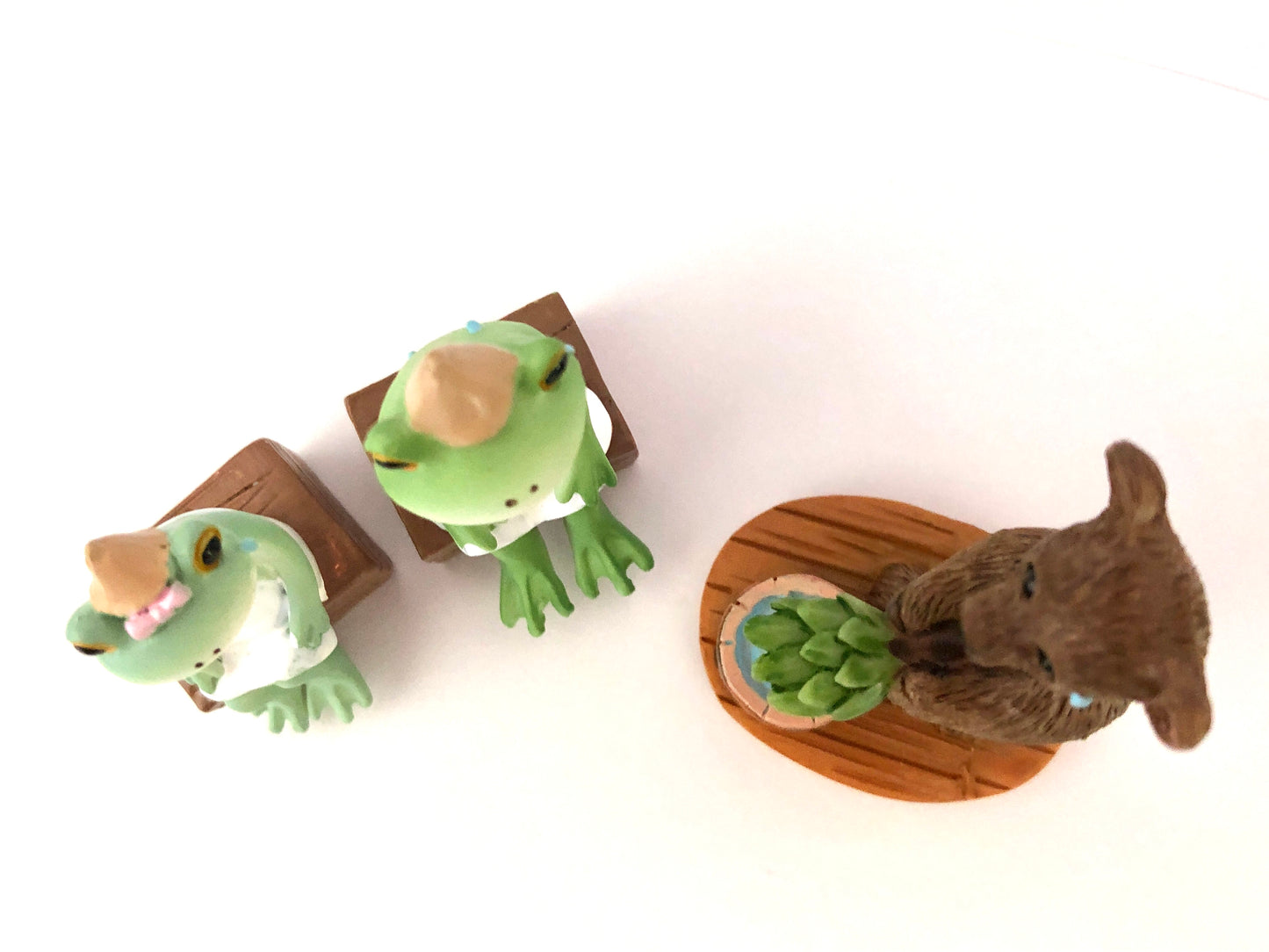 Copeau コポー サウナーに入るコポタロウ、コポミと熱波を送るくまちゃんの3体セット